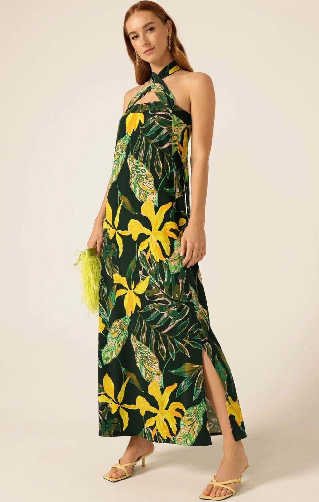 Shop SACHA DRAKE Zesty Squeeze Stretch Jersey Convertible Maxi Dress - SACHA DRAKE