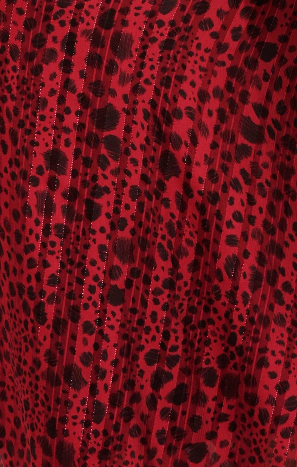 Shop Savoir Midi Wrap Dress in Red Black - Sacha Drake