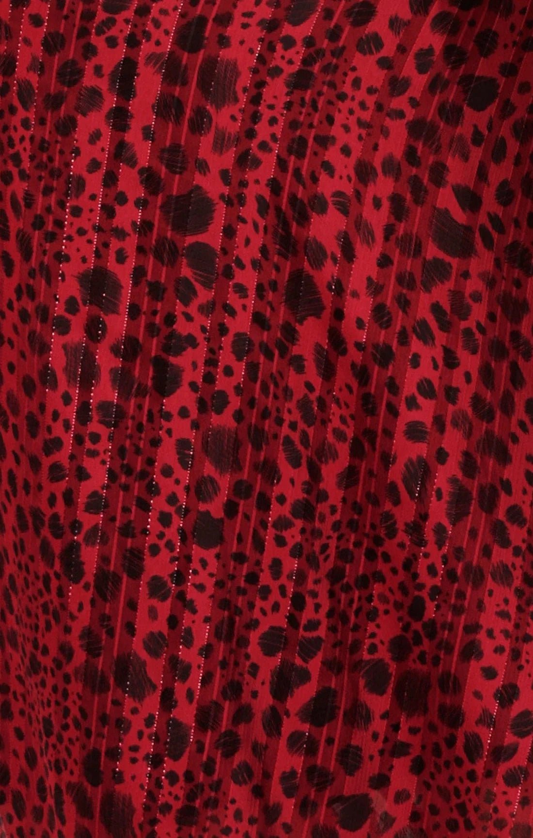 Shop Savoir Midi Wrap Dress in Red Black - Sacha Drake