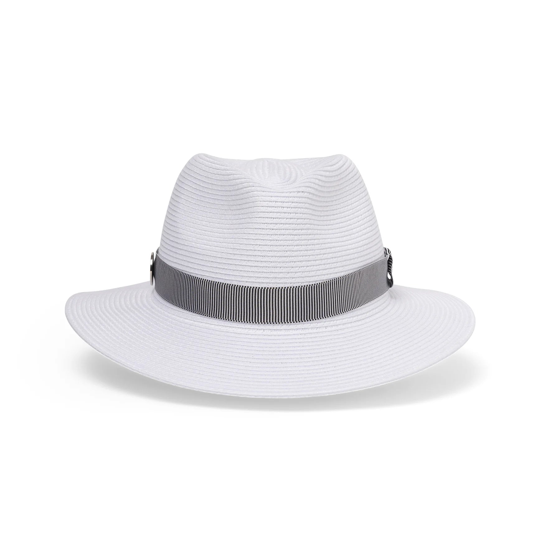 Shop Sawgrass Fedora by Deborah Hutton | White/Navy - Canopy Bay