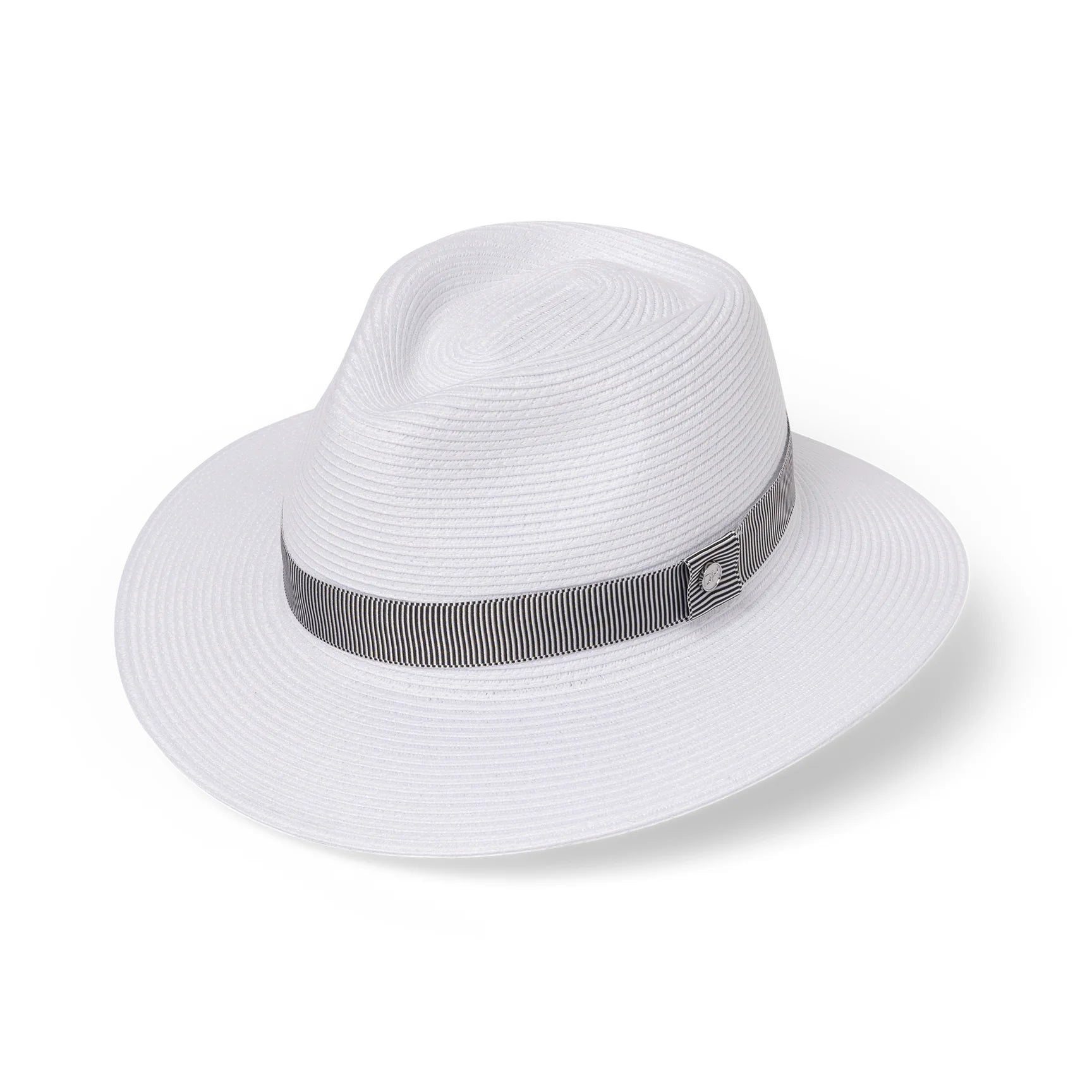 Shop Sawgrass Fedora by Deborah Hutton | White/Navy - Canopy Bay