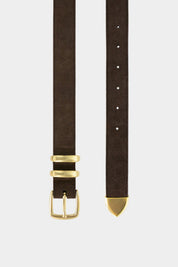 Shop Senso Bessy III Cocoa Calf Leather Belt - Senso