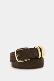 Shop Senso Bessy III Cocoa Calf Leather Belt - Senso