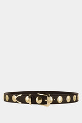 Senso Bobbi I Cocoa Calf Leather Belt