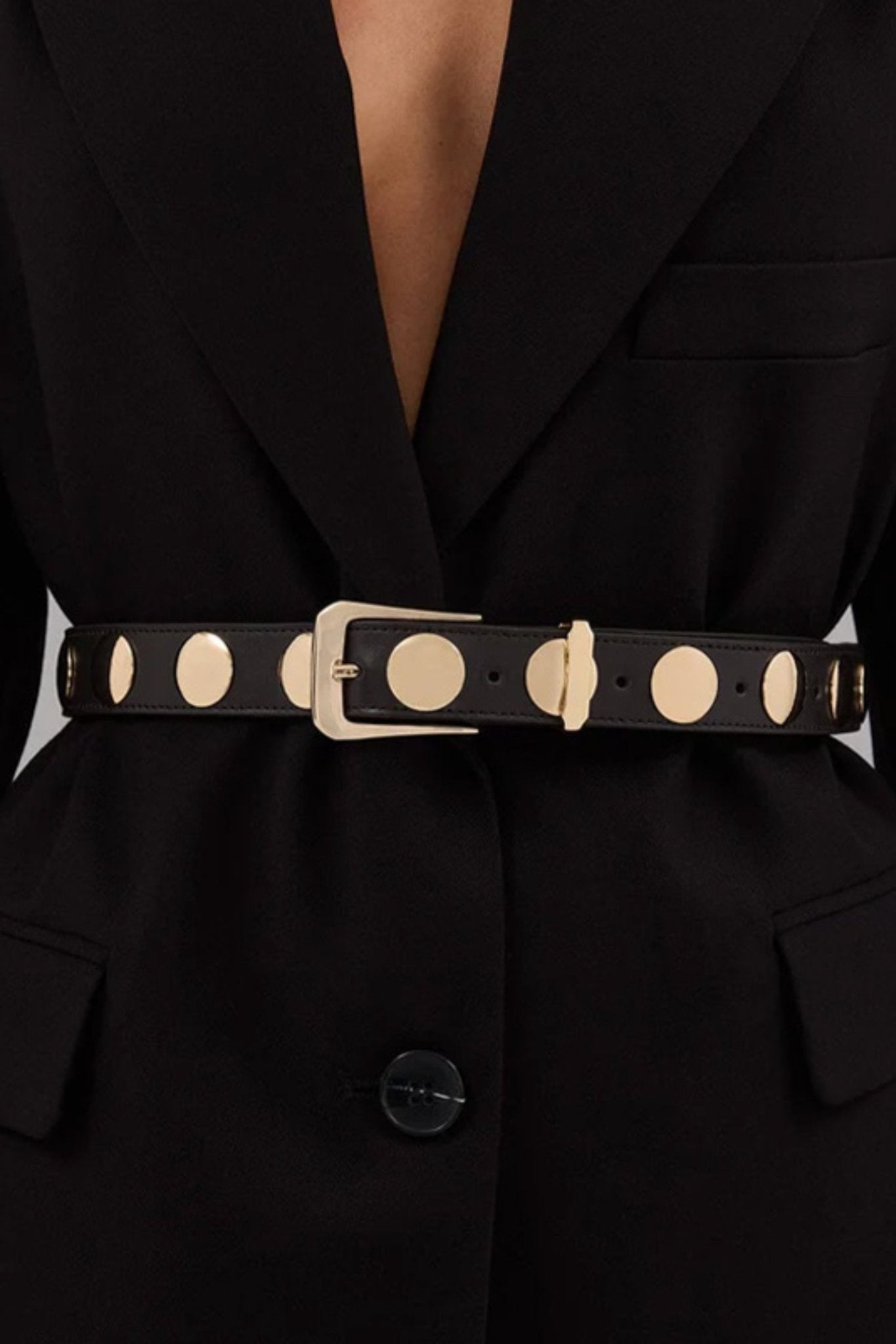 Shop Senso Bobbi I Cocoa Calf Leather Belt - Senso