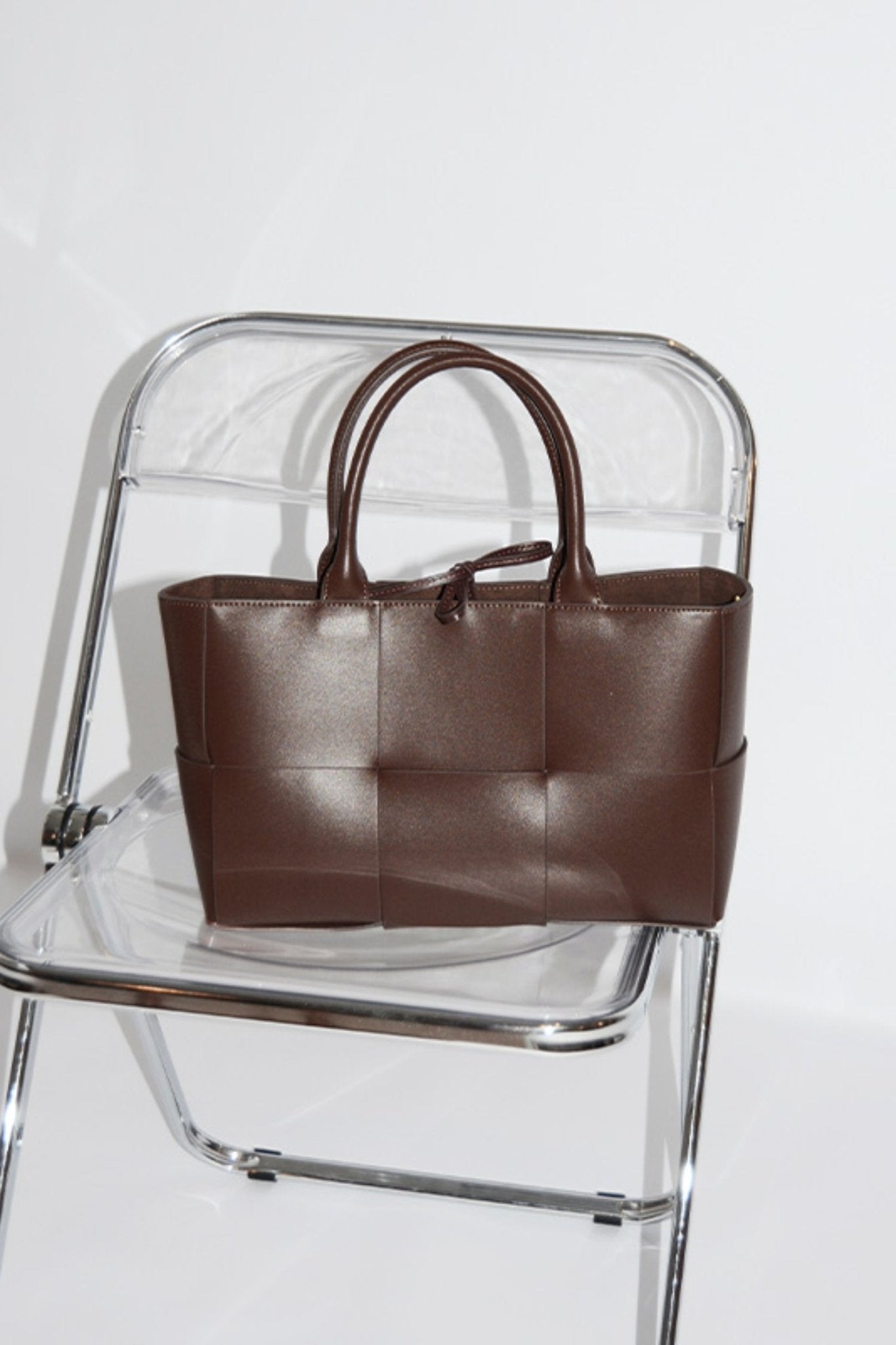 Shop Senso Denver Chocolate Calf Leather Tote Handbag - Senso