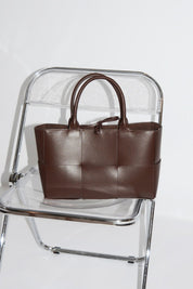 Shop Senso Denver Chocolate Calf Leather Tote Handbag - Senso