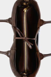 Shop Senso Denver Chocolate Calf Leather Tote Handbag - Senso