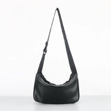 Outfox Seoul Crossbody Leather/Nylon Mix Bag – Olive/Black/Grey
