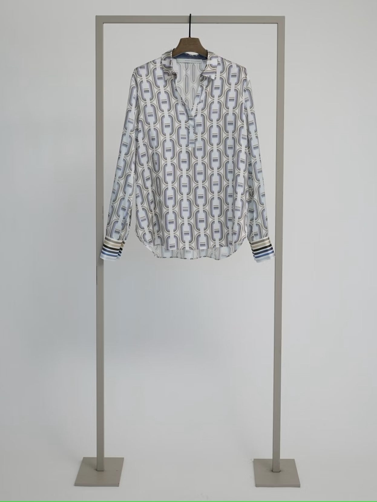 Shop Silk Blouse in Seaside Multi - Herzen's Angelegenheit