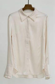 Shop Silk Shirt | Alabaster - Herzen's Angelegenheit