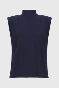 Shop Silky Knit Boxy Sleeveless Top Style 251022 | Midnight - JOSEPH RIBKOFF