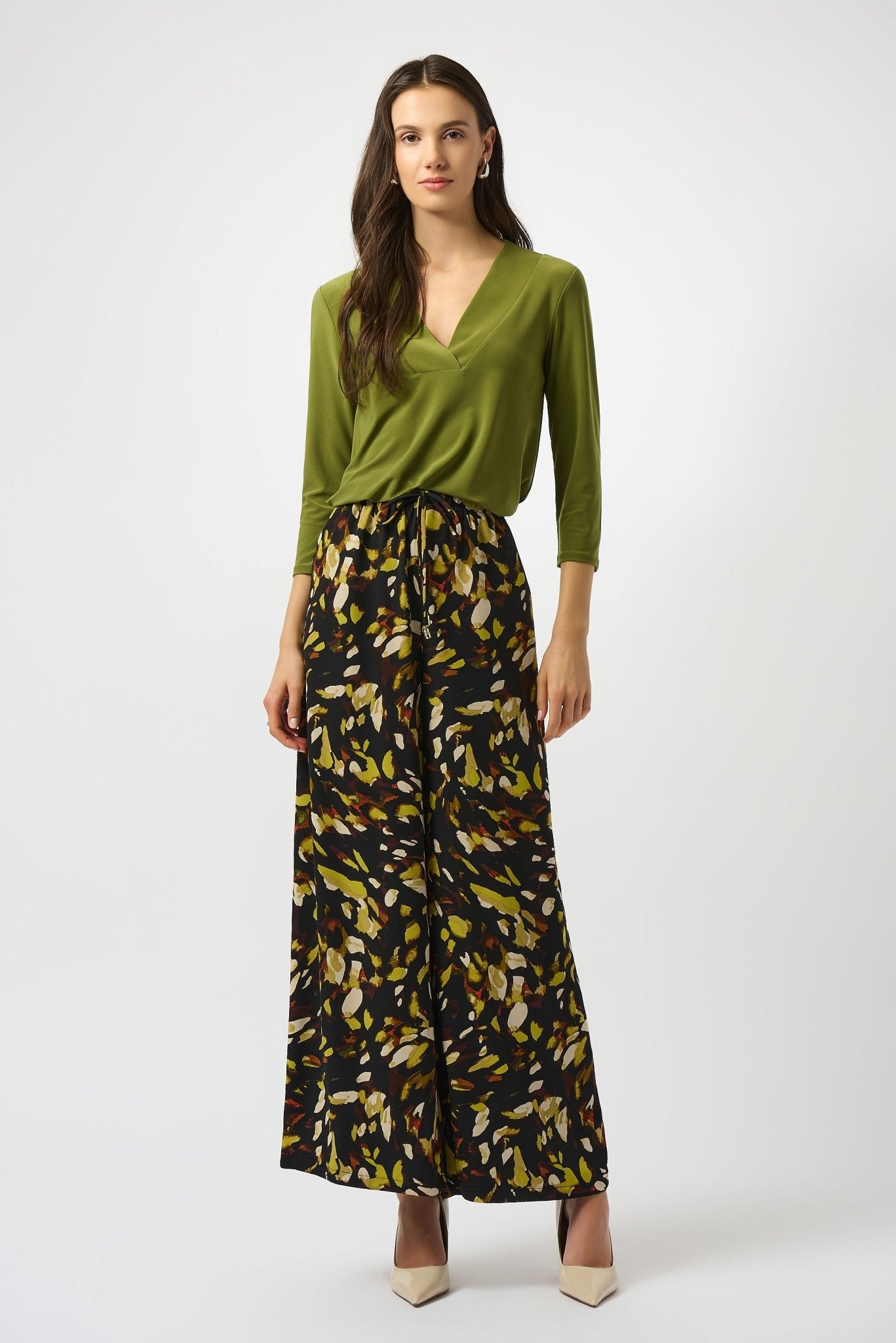 Shop Silky Knit Flared Top - Joseph Ribkoff