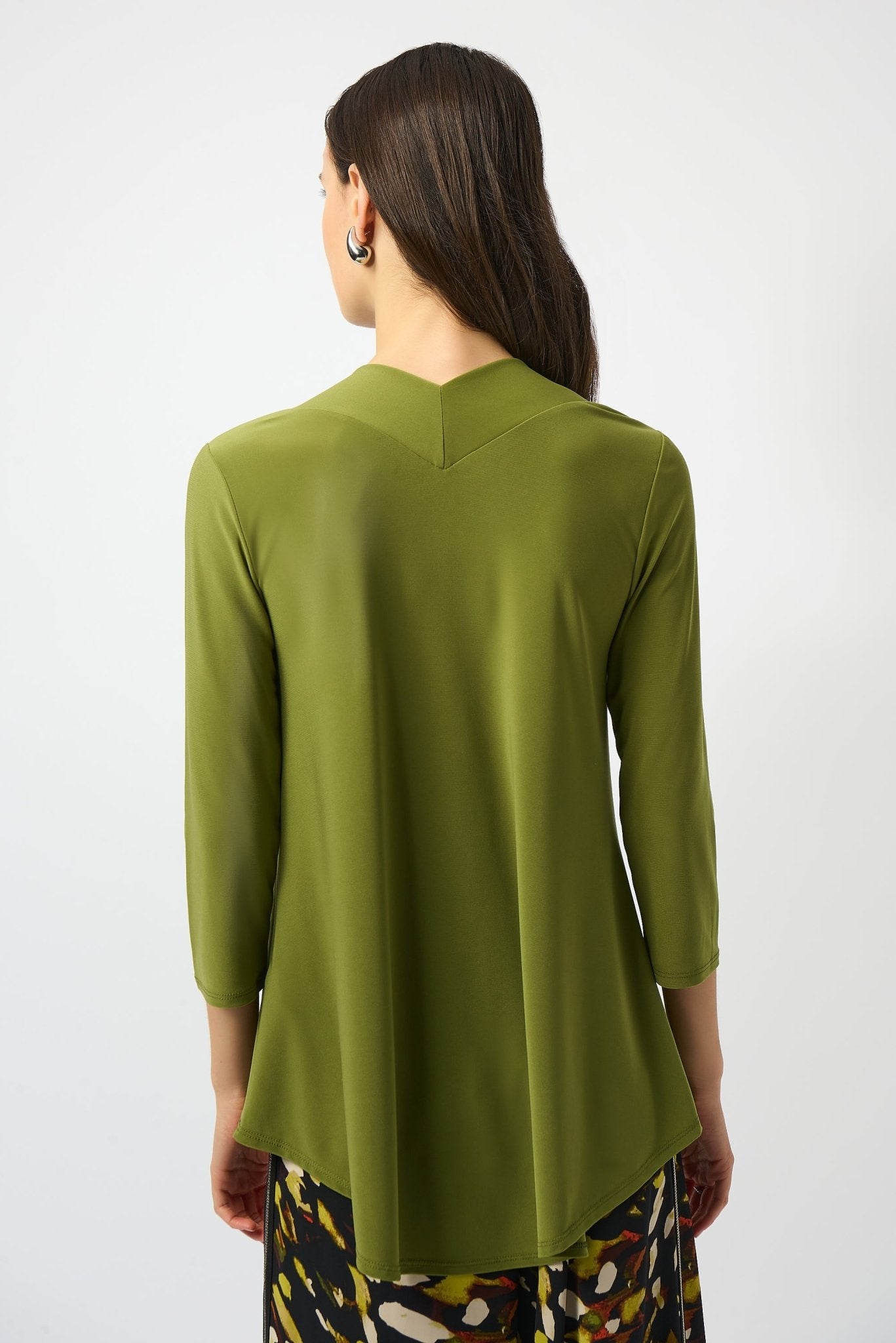 Shop Silky Knit Flared Top - Joseph Ribkoff