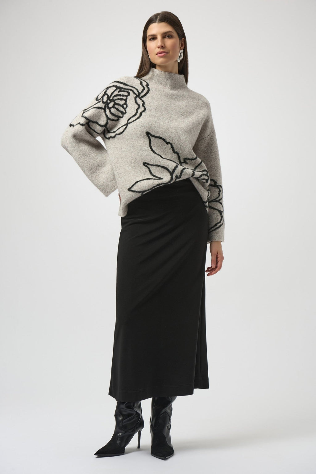 Shop Silky Knit Pull - On Maxi Skirt - Joseph Ribkoff