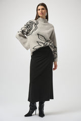 Joseph Ribkoff Silky Knit Pull-On Maxi Skirt