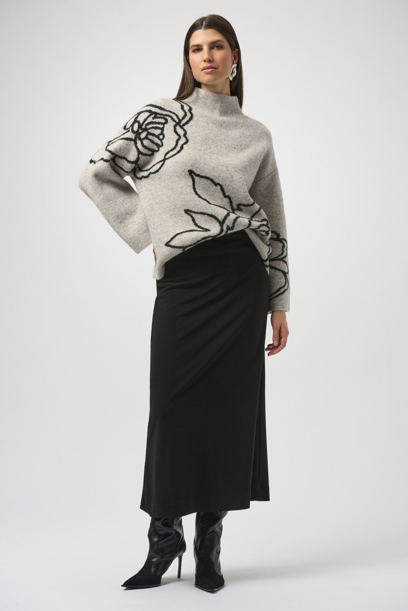 Shop Silky Knit Pull - On Maxi Skirt - Joseph Ribkoff