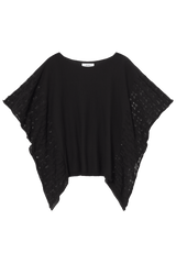 Sita Murt Knit Cape with Openwork Sides