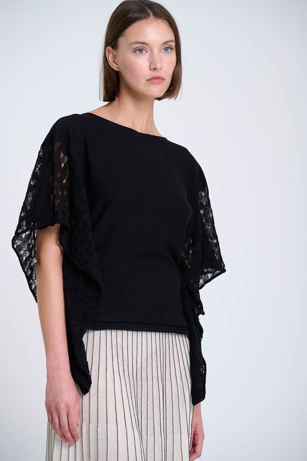 Shop Sita Murt Knit Cape with Openwork Sides - Sita Murt