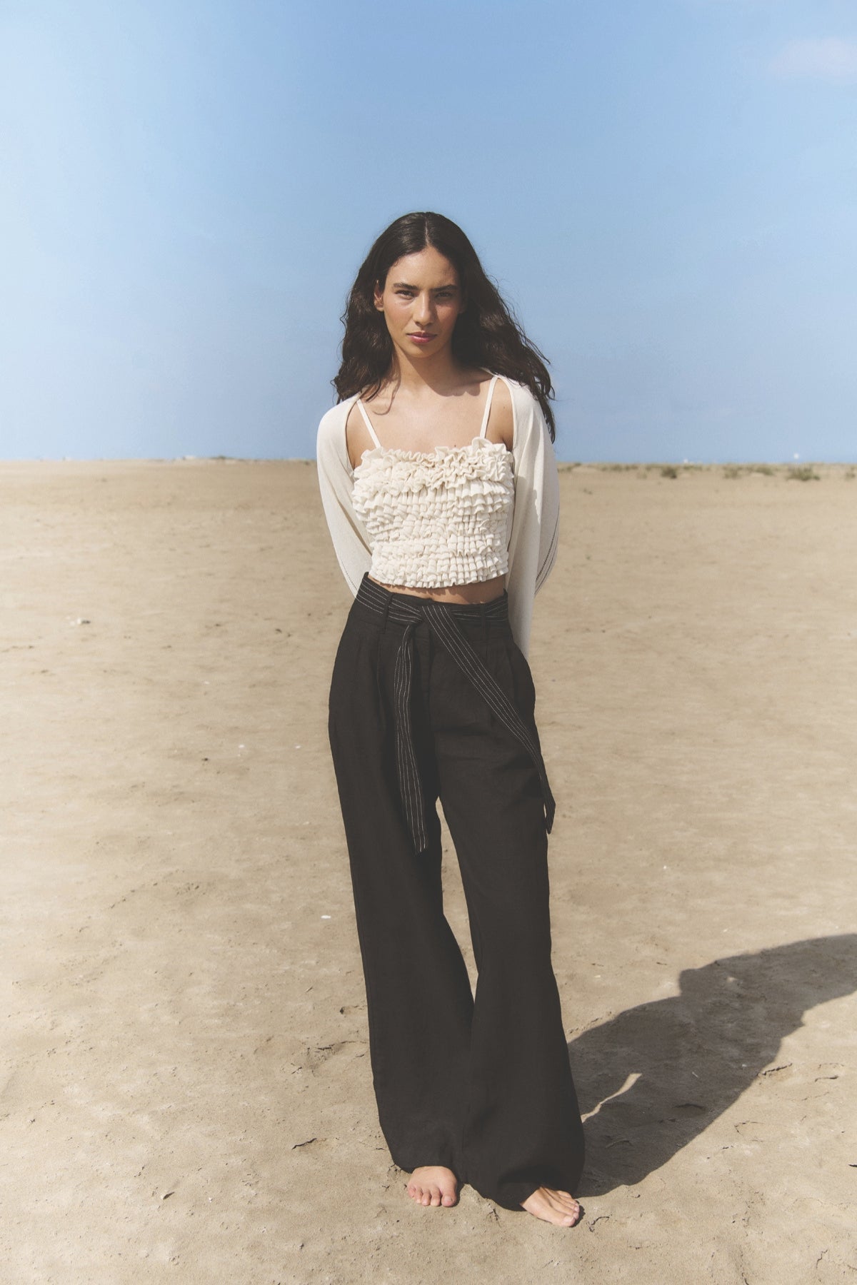Shop Sita Murt Ruffled Knit Top - Sita Murt