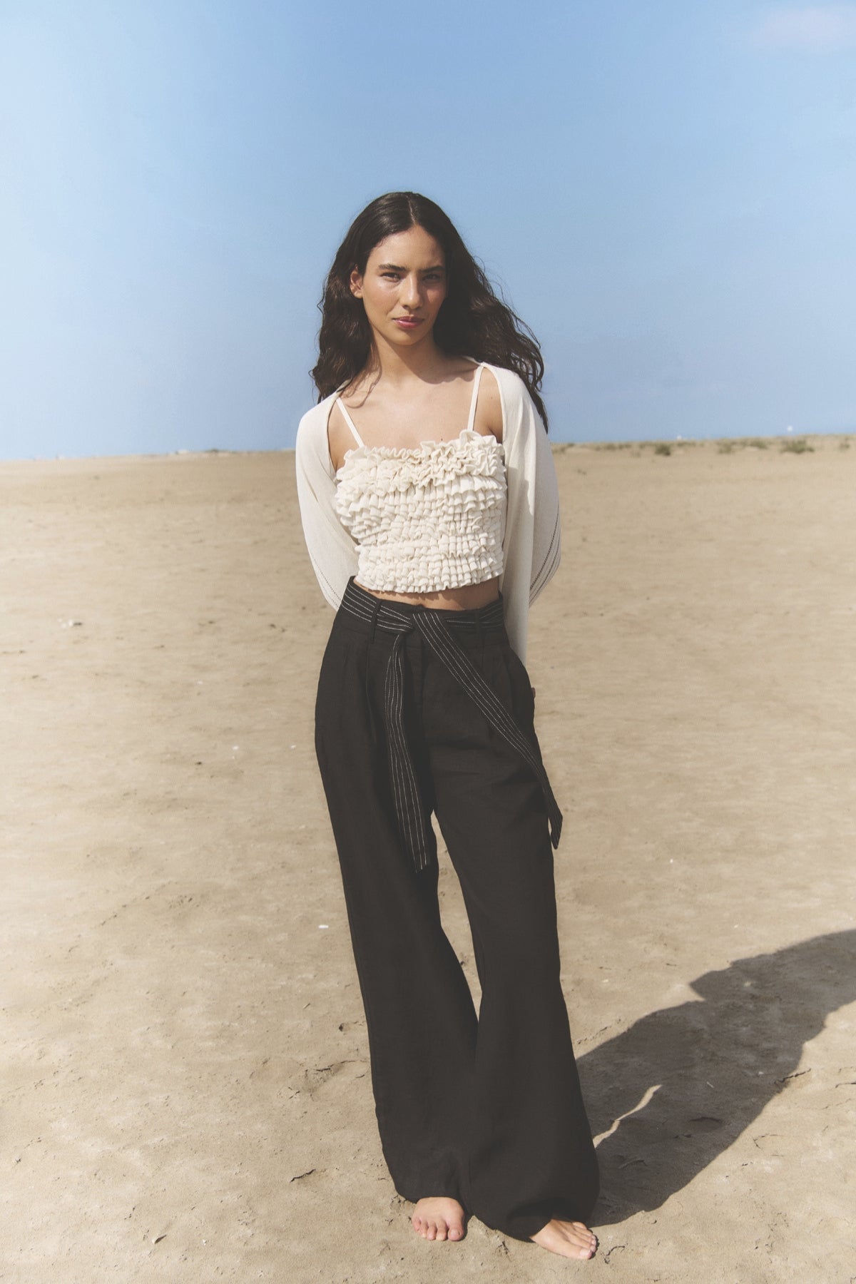 Shop Sita Murt Ruffled Knit Top - Sita Murt