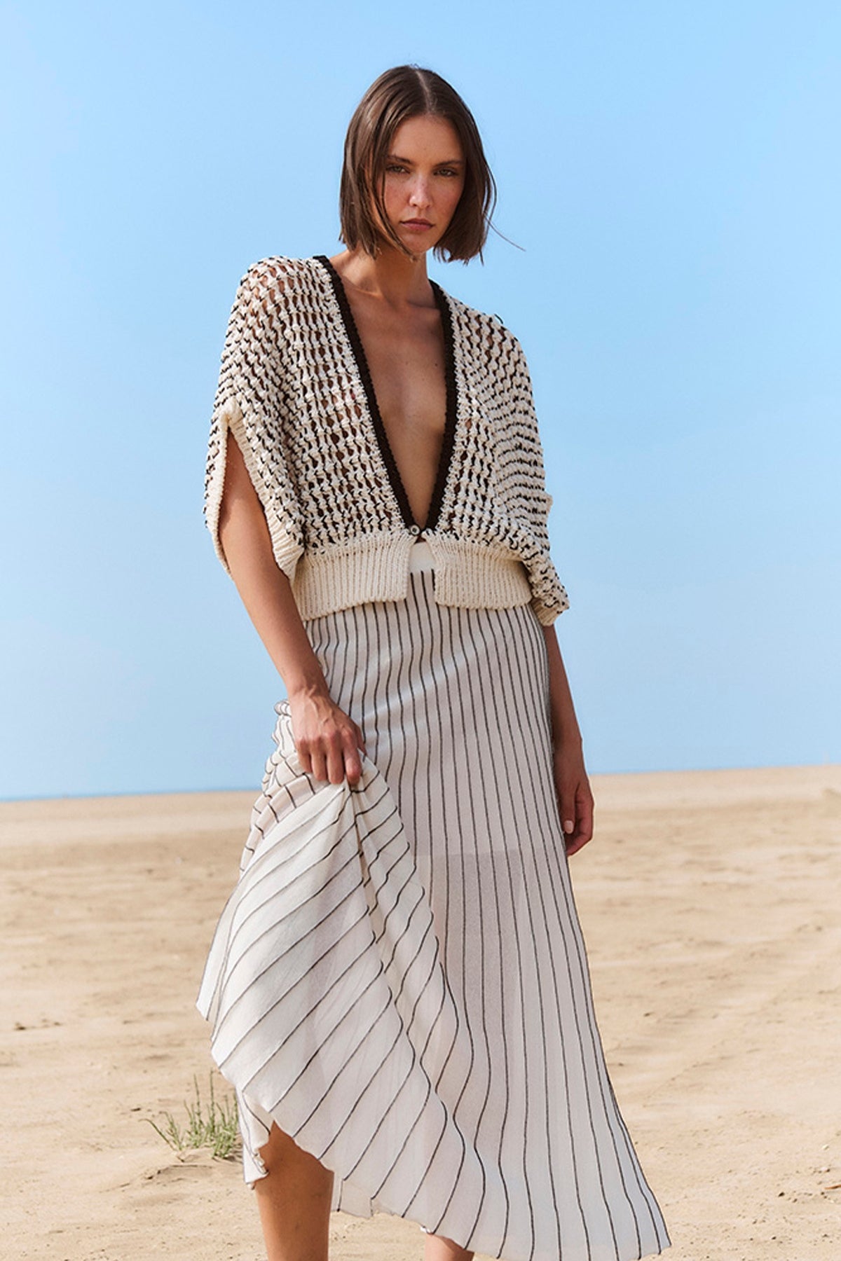 Shop Sita Murt Textured Knit Vest - Sita Murt