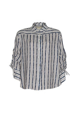 Madly Sweetly Spot The Stripe Linen Shirt