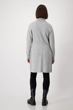 Shop Stand Up Collar Longline Jacket - Monari