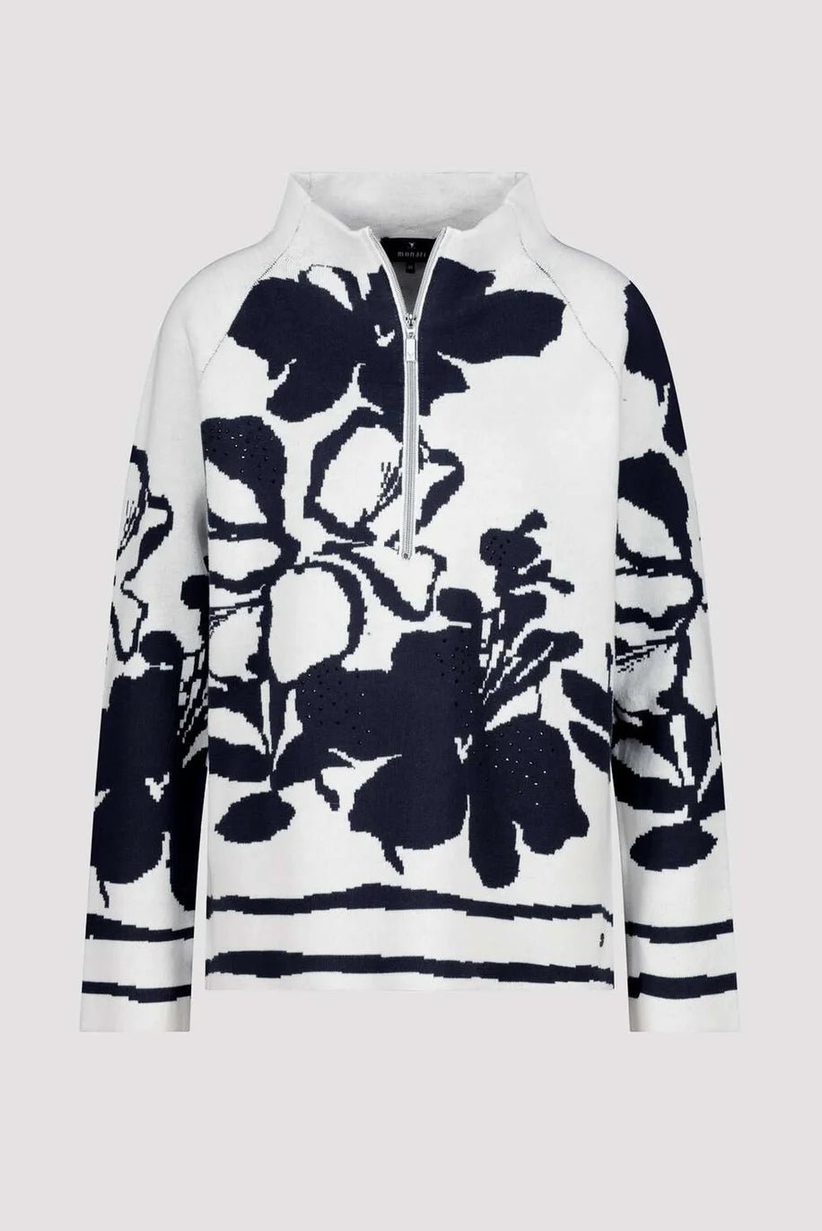 Shop Stand Up Collar Pullover - Monari