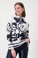 Monari Stand Up Collar Pullover