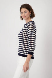 Shop Stripe Sweater Ajour - Monari