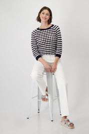 Shop Stripe Sweater Ajour - Monari