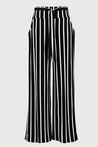 Shop Striped Silky Knit Wide - Leg Pants - Joseph Ribkoff