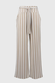 Shop Striped Silky Knit Wide - Leg Pants - Joseph Ribkoff