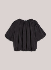Shop Summum Woman Balloon Sleeve Top Coffee - Summum Woman