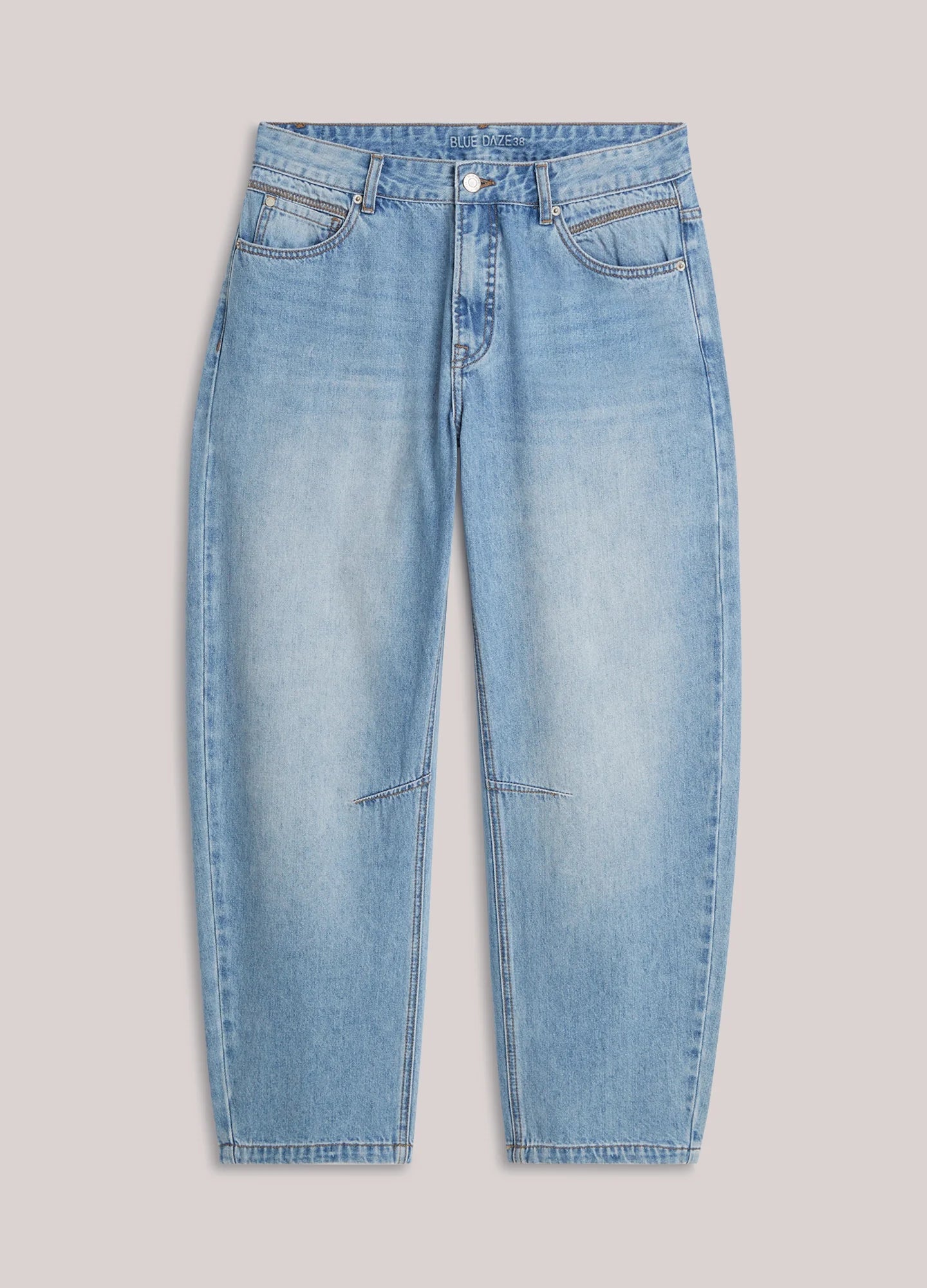 Shop Summum Woman Blue Daze Cocoon-Fit Jeans — Rinse Wash - Summum Woman