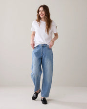 Shop Summum Woman Blue Daze Cocoon-Fit Jeans — Rinse Wash - Summum Woman