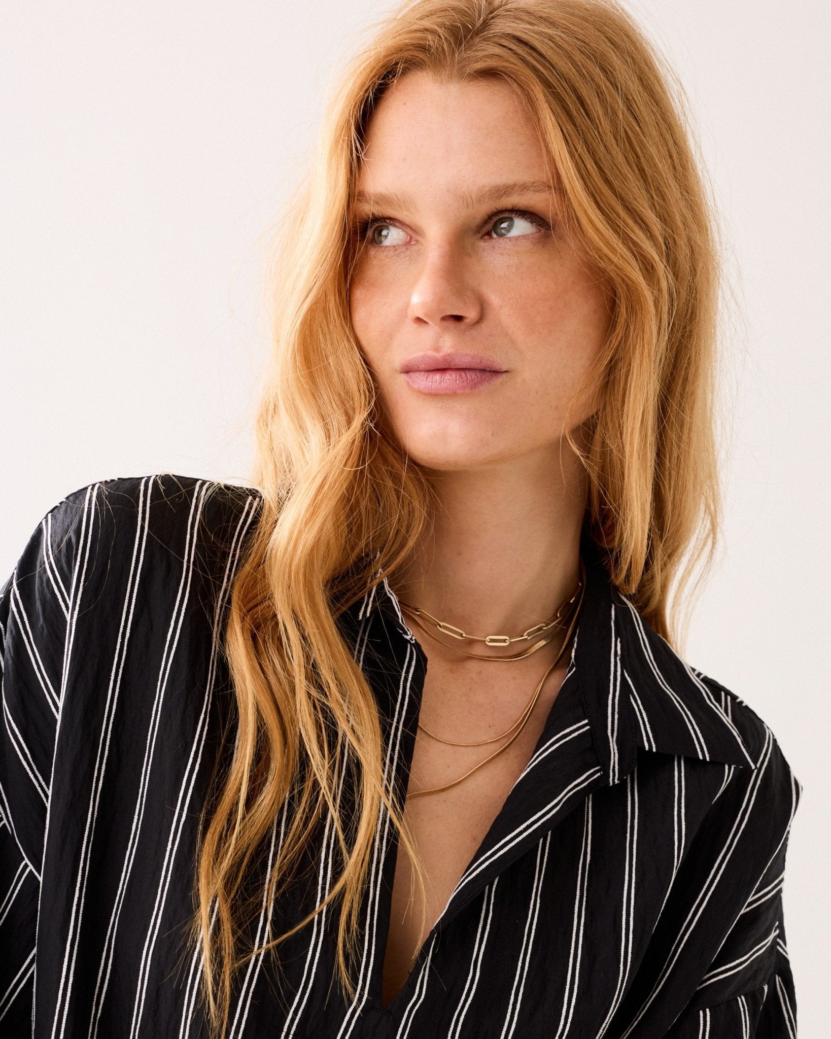 Shop Summum Woman Chenille Stripe Top Black - Summum Woman