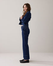 Shop Summum Woman Flared Jeans in Rinse Denim - Summum Woman