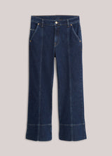 Summum Woman Flared Jeans in Rinse Denim
