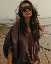 Shop Summum Woman Lou Sunglasses Tortoise Brown - Summum Woman