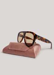 Shop Summum Woman Lou Sunglasses Tortoise Brown - Summum Woman