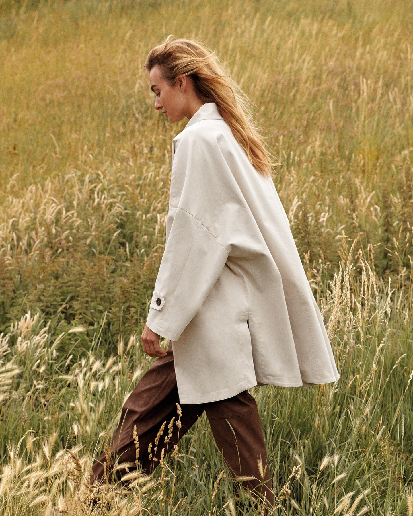 Shop Summum Woman Oversized Gabardine Jacket - Summum Woman