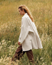Shop Summum Woman Oversized Gabardine Jacket - Summum Woman