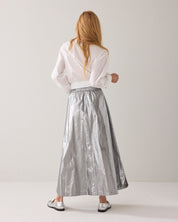Shop Summum Woman Silver Skirt - Summum Woman