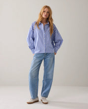 Shop Summum Woman Striped Shirt - Summum Woman