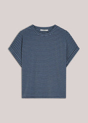Shop Summum Woman Two-tone Lurex Stripe Top - Summum Woman