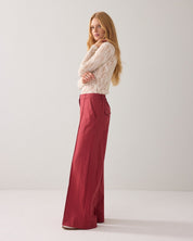Shop Summum Woman Wide-Leg Trouser - Summum Woman