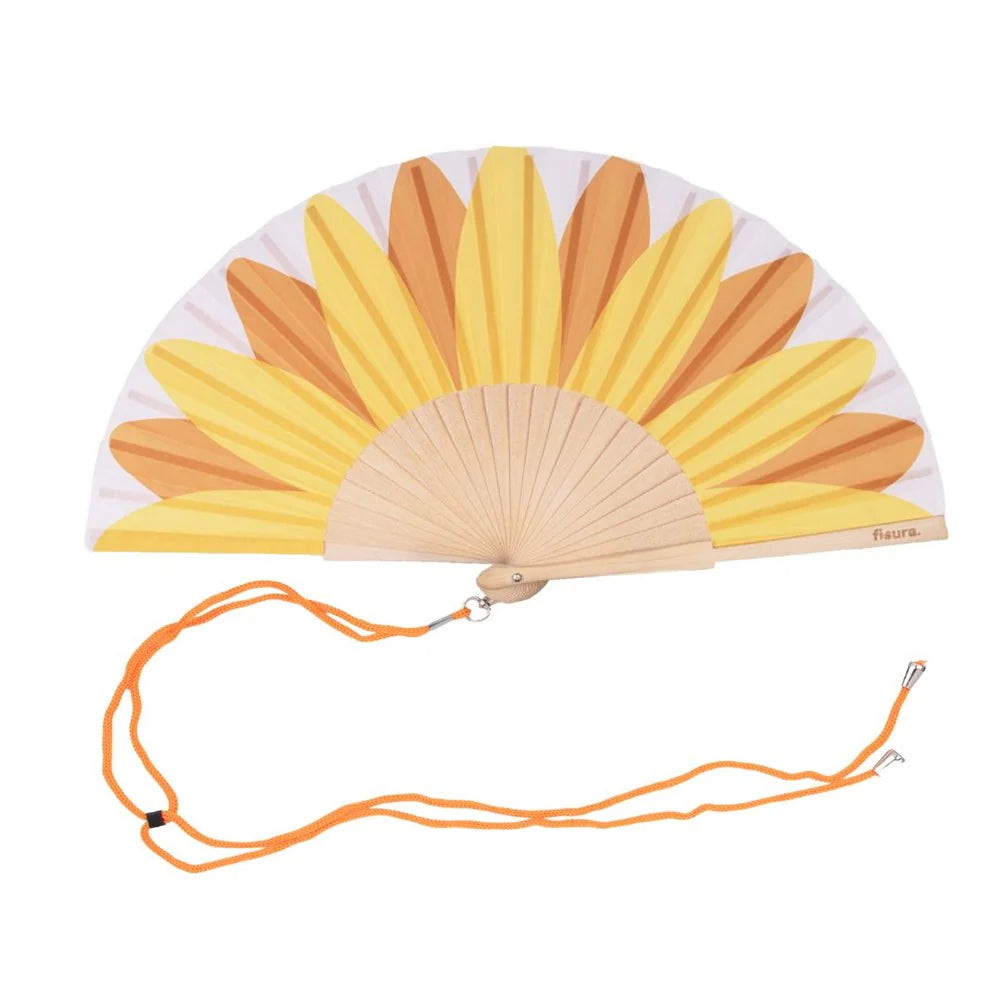 French Bazaar Hand Fan w/Gift Box