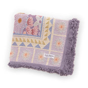 Shop Sunni Scenes Lavender Cotton Woven Picnic Travel Rug | XL Reversible - Sunni Scenes